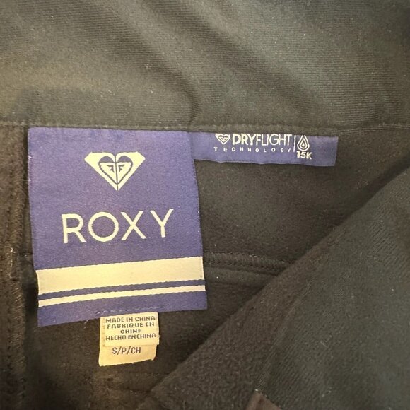 Roxy Snow Pants Ski Snowboard Womens Size Small P Black Dryflight Technology 15K - Picture 10 of 14
